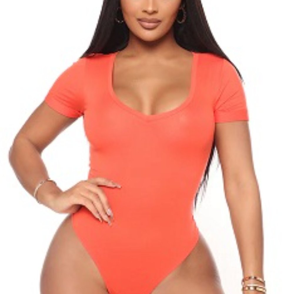Favorite Tee Bodysuit - Orange